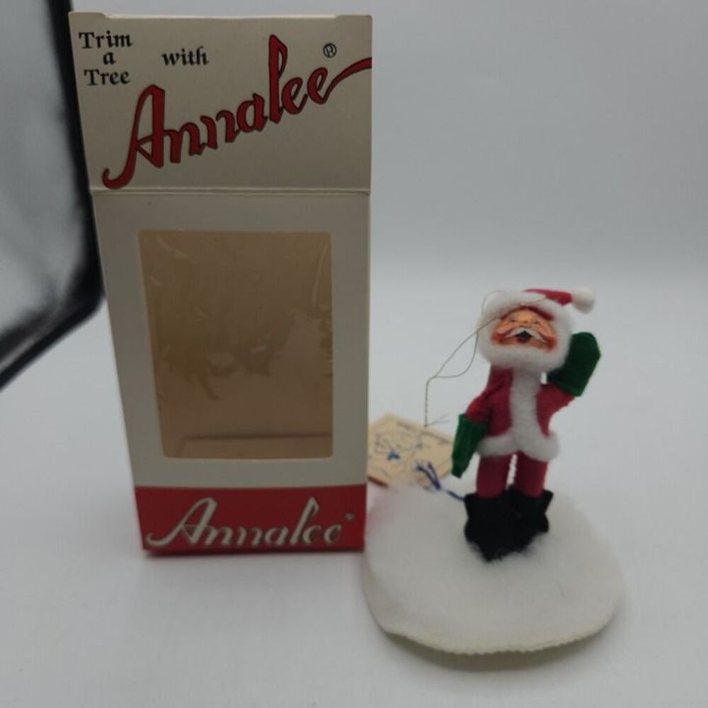 Annalee Mobiltee Santa Claus Tree Ornament with Box